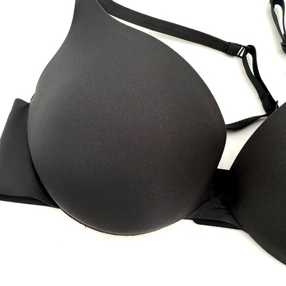 Skims Ultimate Push-Up Plunge Black Onyx Bra New With Tags Size 34B - Picture 2 of 4